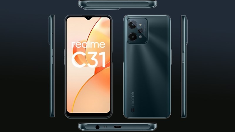Hình ảnh Realme C31 phiên bản màu đen Hình ảnh Realme C31 phiên bản màu đen