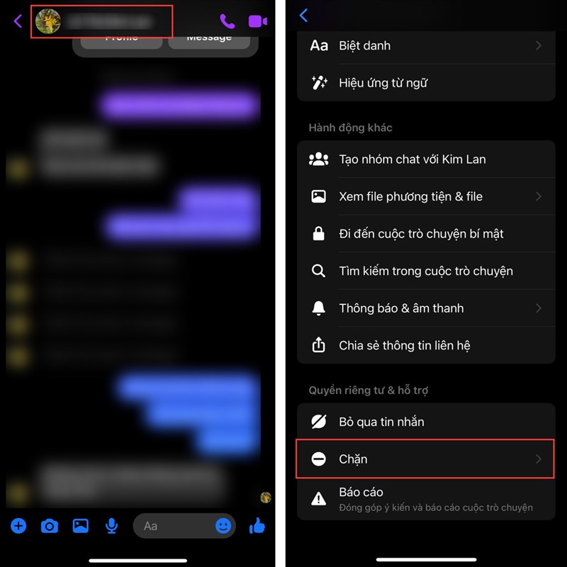 Cách đặt biệt danh trên Messenger không hiện thông báo Cách đặt biệt danh trên Messenger không hiện thông báo