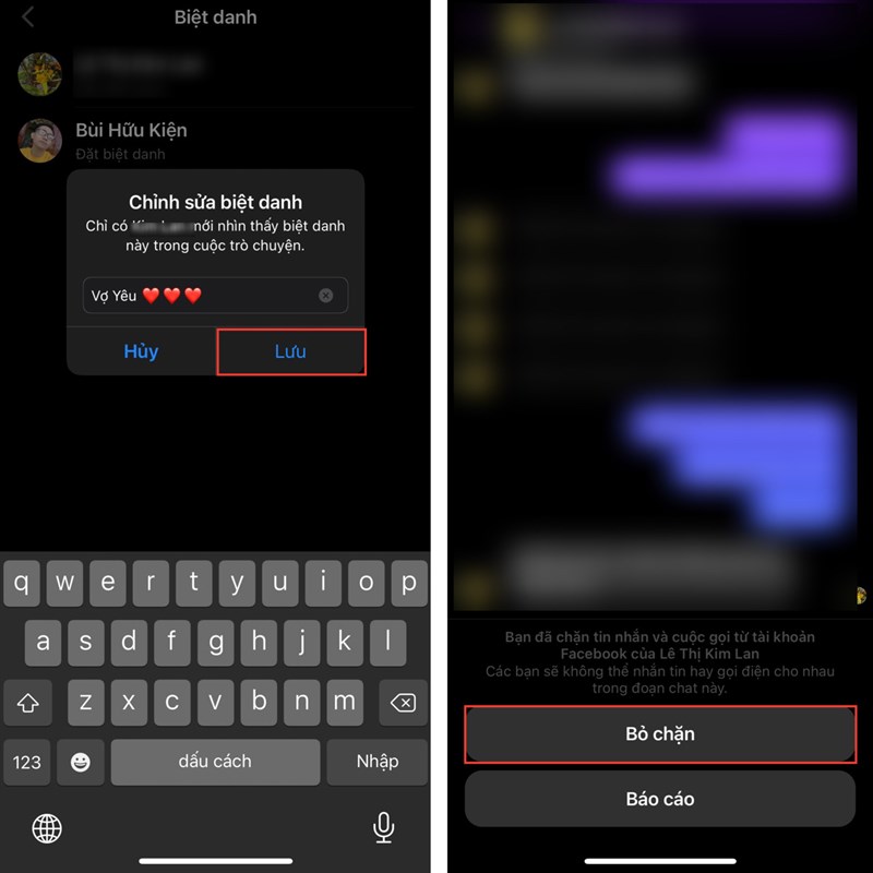 Cách đặt biệt danh trên Messenger không hiện thông báo Cách đặt biệt danh trên Messenger không hiện thông báo