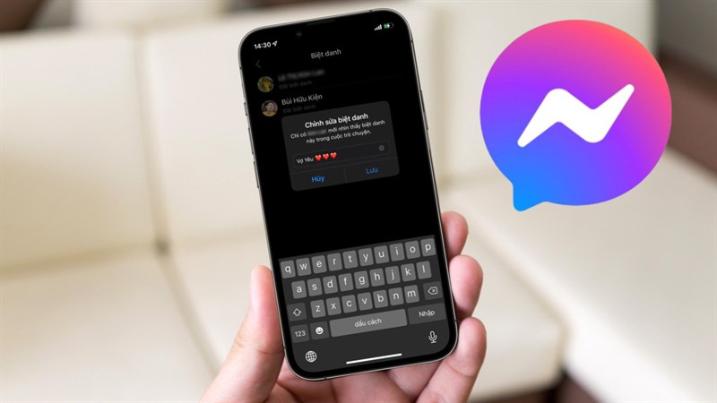 Cách đặt biệt danh trên Messenger không hiện thông báo Cách đặt biệt danh trên Messenger không hiện thông báo