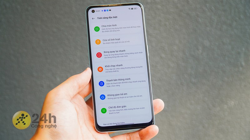 Cách mở bong bóng quay lại trên OPPO Reno7 series Cách mở bong bóng quay lại trên OPPO Reno7 series