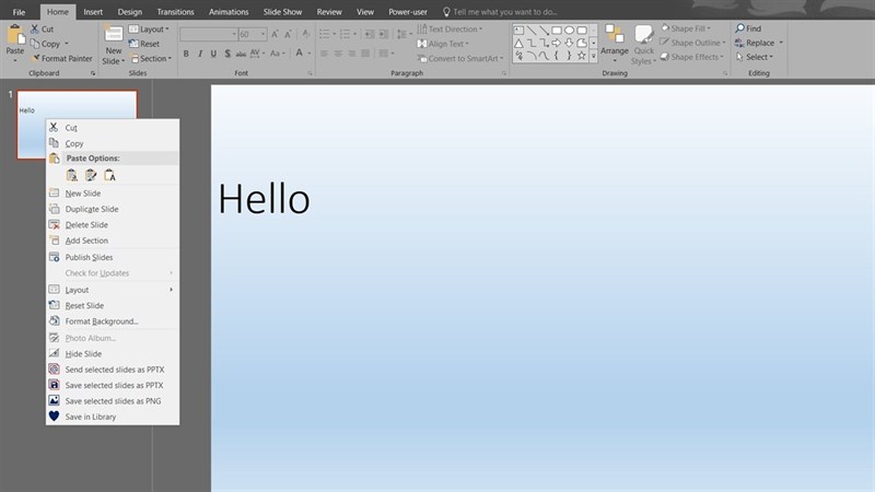 Cách nhân bản một slide bất kỳ trong PowerPoint Cách nhân bản một slide bất kỳ trong PowerPoint