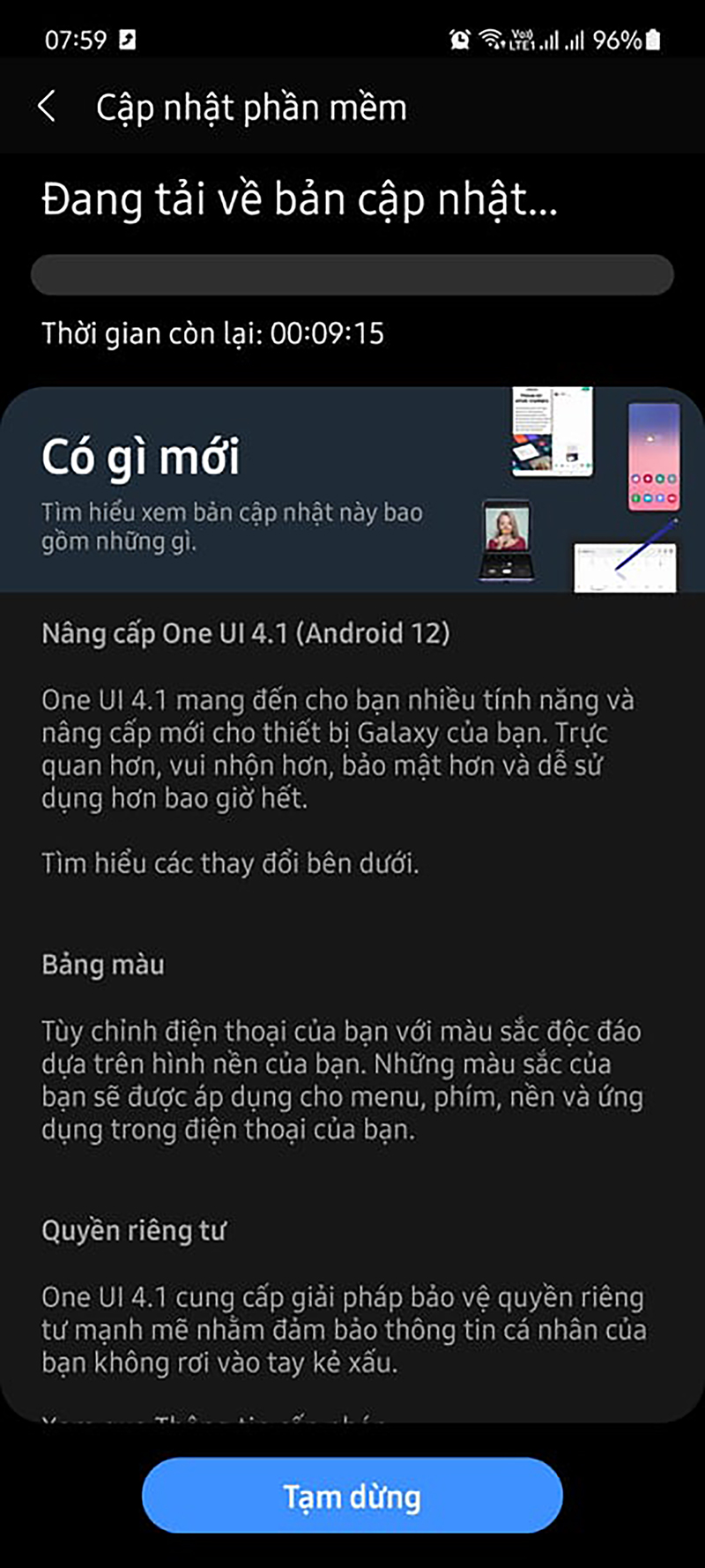 Galaxy A51 chính thức được cập nhật OneUI 4.1, không cần lên bản 4.0 Galaxy A51 chính thức được cập nhật OneUI 4.1, không cần lên bản 4.0