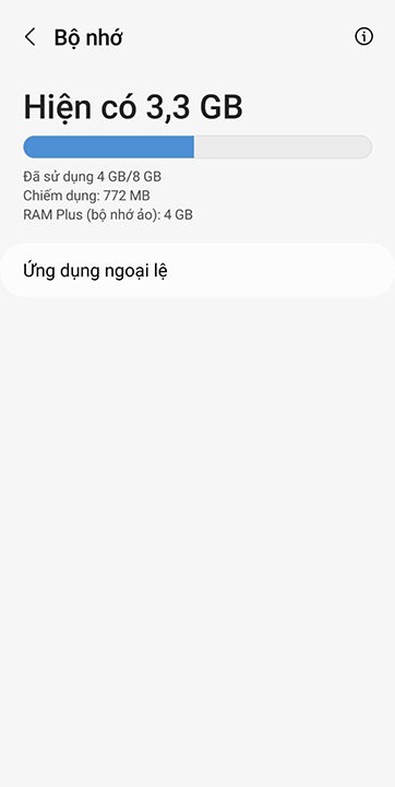 Tính năng RAM Plus sẽ giúp máy chạy đa nhiệm và chơi game tốt hơn Tính năng RAM Plus sẽ giúp máy chạy đa nhiệm và chơi game tốt hơn