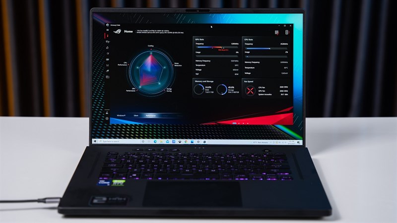ASUS ROG Zephyrus M16 2022 với khả năng xử lý mạnh mẽ từ Intel Core i9-12900H ASUS ROG Zephyrus M16 2022 với khả năng xử lý mạnh mẽ từ Intel Core i9-12900H