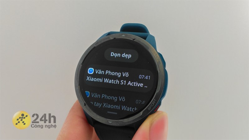 Hiển thị thông báo trên Xiaomi Watch S1 Active