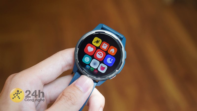 Giao diện trên Xiaomi Watch S1 Active dễ sử dụng