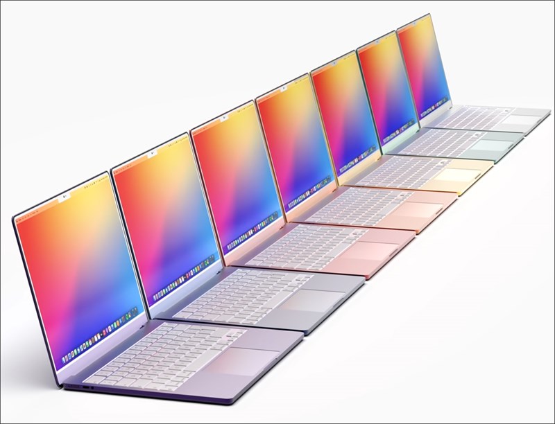 MacBook Air 2022 sẽ trang bị chip M2, tai thỏ,... MacBook Air 2022 sẽ trang bị chip M2, tai thỏ,...