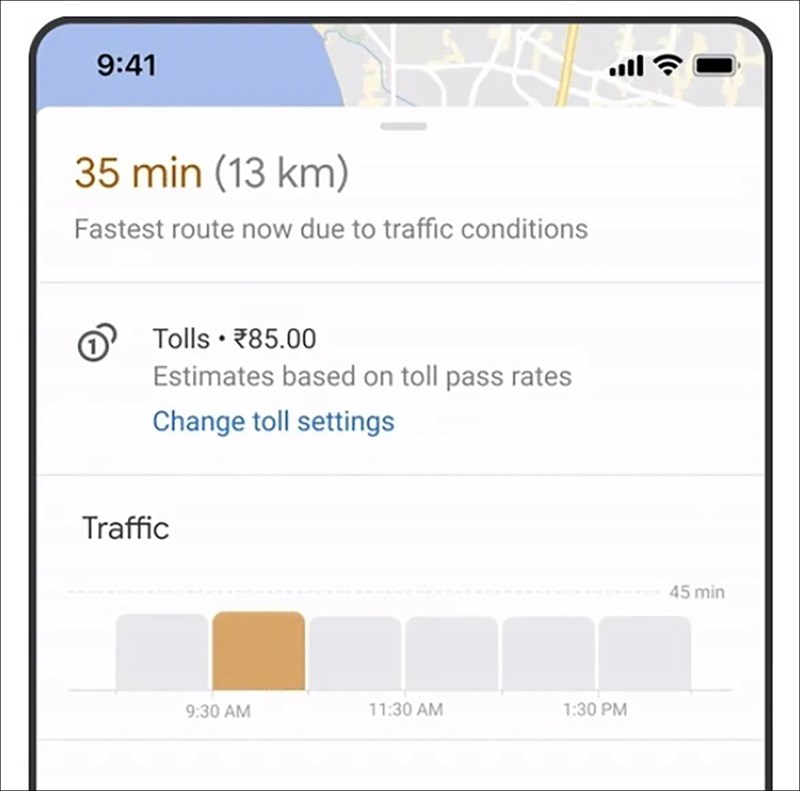 Google Maps sẽ có thêm tính năng ước tính mức phí cầu đường Google Maps sẽ có thêm tính năng ước tính mức phí cầu đường