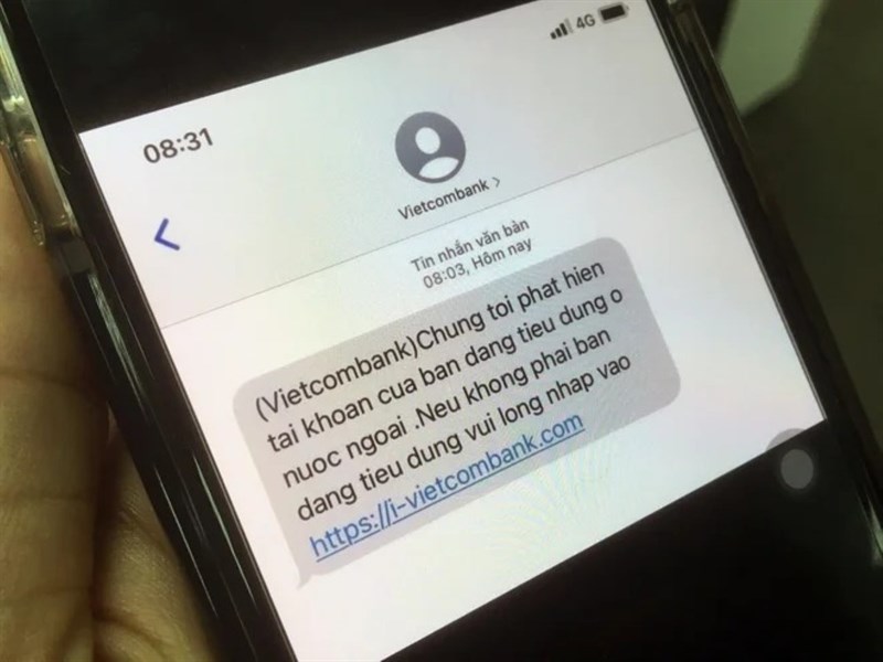 Cảnh giác tin nhắn lừa đảo mạo danh ngân hàng kiểu mới Cảnh giác tin nhắn lừa đảo mạo danh ngân hàng kiểu mới