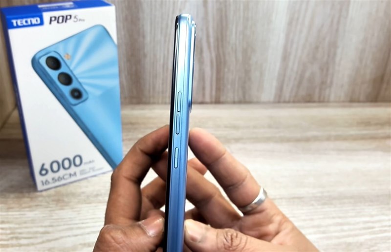 Trên tay Tecno POP 5 Pro: Giá 2.46* triệu, màn hình lớn, pin 6.000 mAh