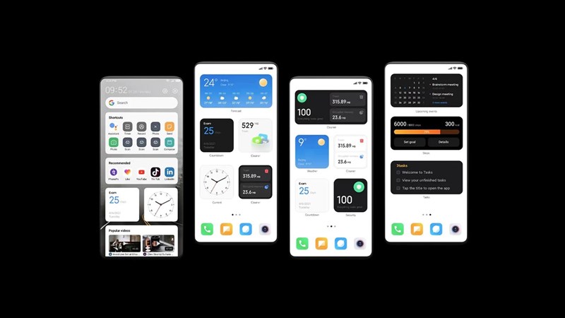 MIUI 14 có hệ thống widget phong phú và cho phép tương tác sâu hơn MIUI 14 có hệ thống widget phong phú và cho phép tương tác sâu hơn