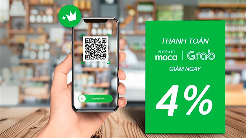 Mua sắm thả ga, giảm ngay 4% giá trị đơn hàng khi thanh toán bằng Moca