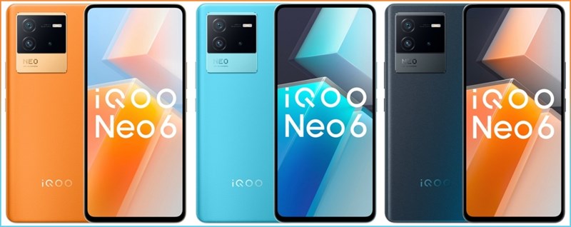 iQOO Neo6 có ba phiên bản màu sắc