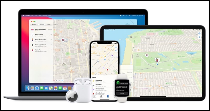 Find My của Apple - Một ứng dụng tìm tất cả