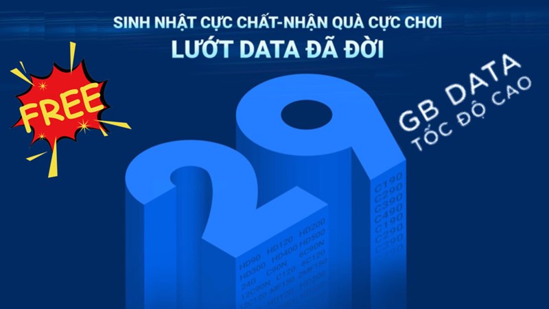 Cách nhận 29GB Data tốc độ cao mạng MobiFone Cách nhận 29GB Data tốc độ cao mạng MobiFone