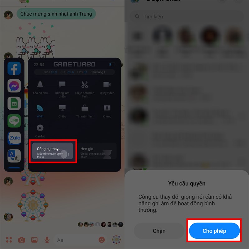 Cách đổi giọng nói khi gọi điện trên Messenger bằng điện thoại Xiaomi Cách đổi giọng nói khi gọi điện trên Messenger bằng điện thoại Xiaomi