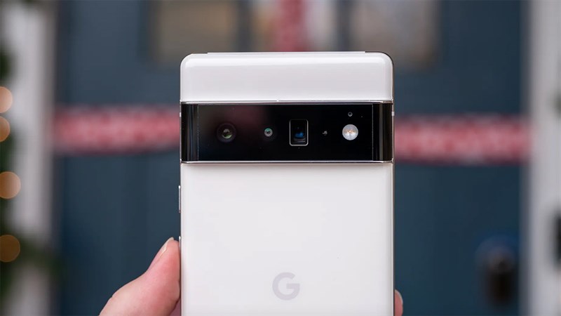 Thiết kế cụm camera nằm ngang mặt sau Google Pixel