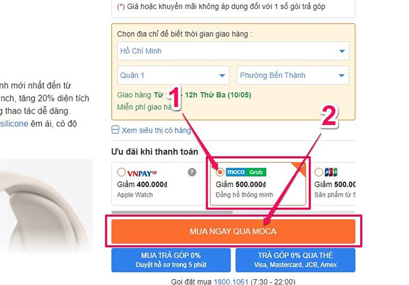 Chương trình thanh toán MOCA khi mua đồng hồ thông minh, tiết kiệm hơn bao giờ hết Chương trình thanh toán MOCA khi mua đồng hồ thông minh, tiết kiệm hơn bao giờ hết