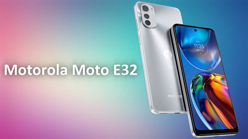 Motorola Moto E32 lộ thiết kế Motorola Moto E32 lộ thiết kế