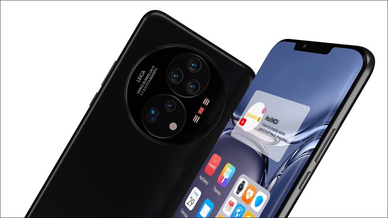 Hình ảnh render mới của Huawei Mate 50 Pro