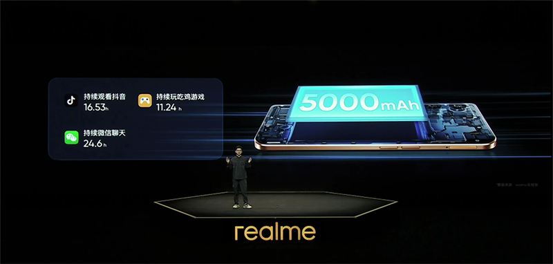 Realme Q5 mang đến thời lượng sử dụng lâu dài