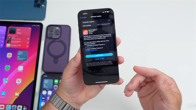Dung lượng bản cập nhật iOS 17 Beta 2 là 1.44 GB (con số có thể thay đổi tùy vào từng mẫu iPhone). Nguồn: zolotech.