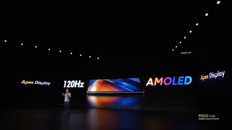 POCO F4 GT sở hữu màn hình tần có số quét 120 Hz. POCO F4 GT sở hữu màn hình có tần số quét 120 Hz.