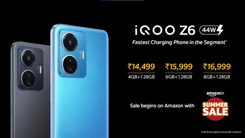 Cấu hình và giá bán iQOO Z6 Cấu hình và giá bán iQOO Z6