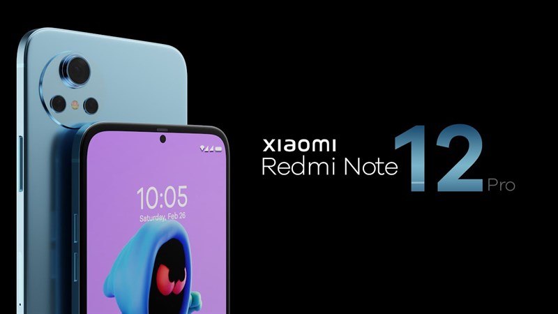 Hình ảnh concept Redmi Note 12 Pro. Nguồn: MaxResult.