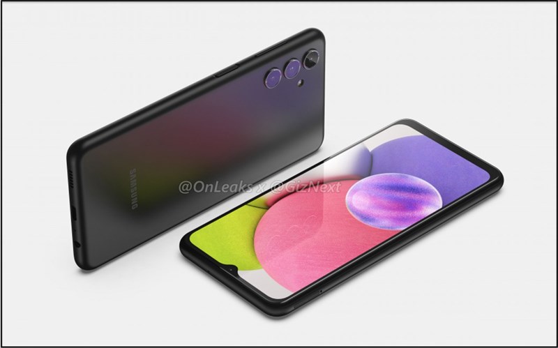 Hình ảnh render Galaxy A04s 