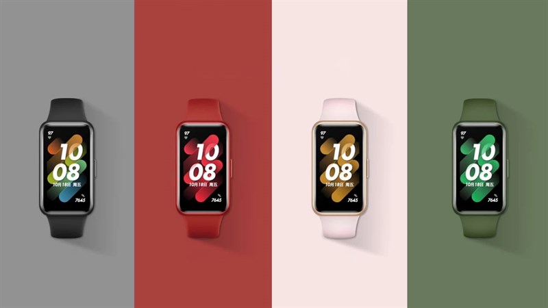 Vòng đeo tay thông minh Huawei Band 7 ra mắt