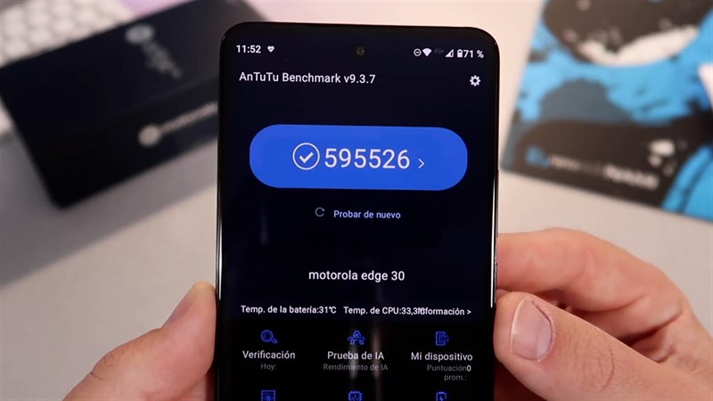 Motorola Edge 30 đạt gần 600.000 điểm Antutu Benchmark Motorola Edge 30 đạt gần 600.000 điểm Antutu Benchmark
