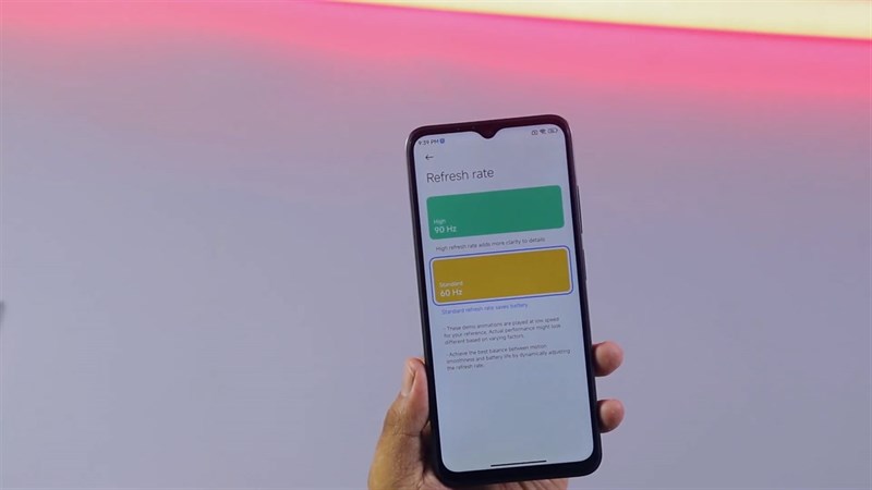 Xiaomi Redmi Note 11E 5G có màn hình tần số quét 90 Hz mượt mà