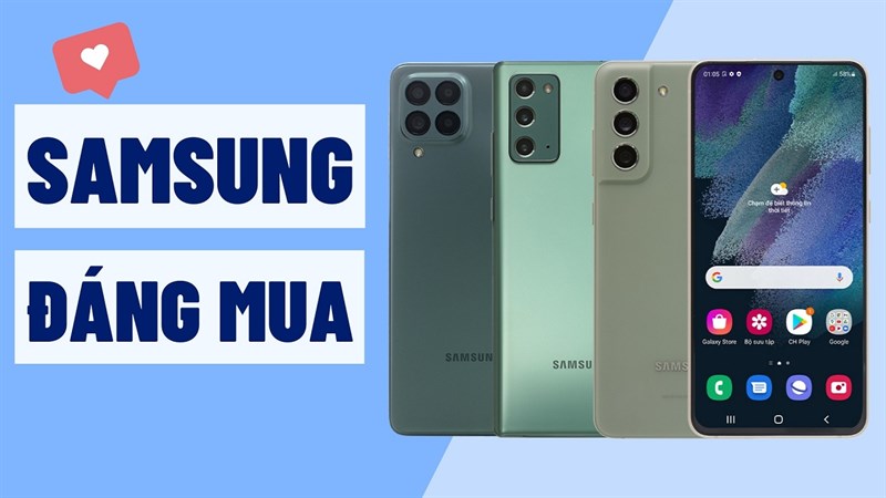 Điện thoại Samsung đáng mua nhất 2022! Điện thoại Samsung đáng mua nhất 2022!