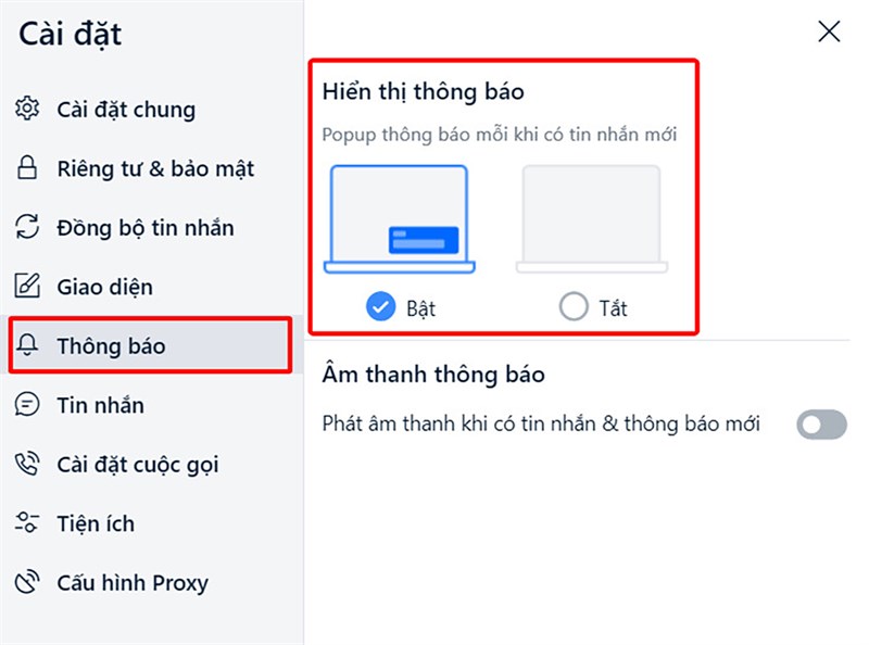 Cách tắt và bật chế độ xem trước trên Zalo