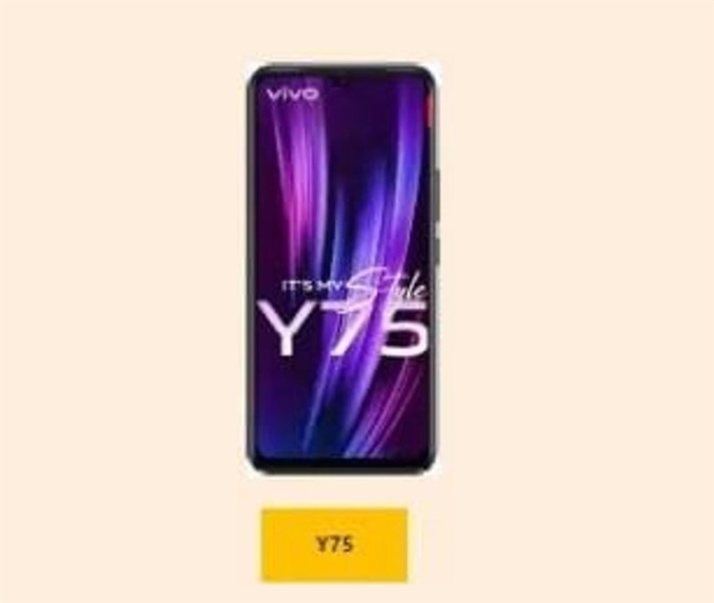 Vivo Y75 4G lộ thiết kế, thông số kỹ thuật