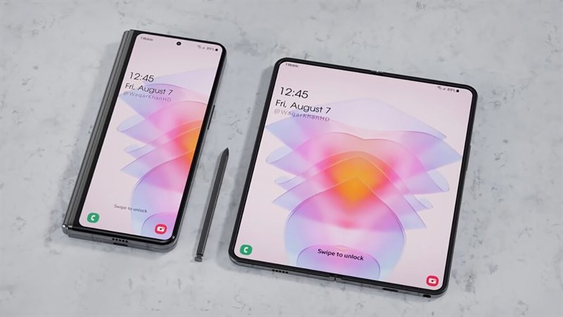 Hình ảnh concept Galaxy Z Fold4 Hình ảnh concept Galaxy Z Fold4