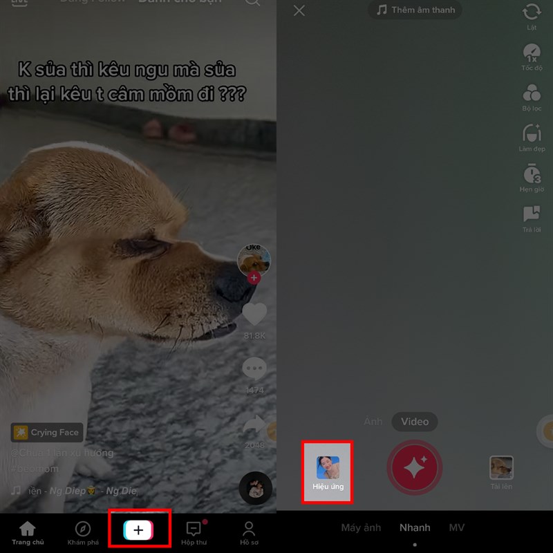 Cách sử dụng filter mặt nhăn đang cực hot trên TikTok Cách sử dụng filter mặt nhăn đang cực hot trên TikTok