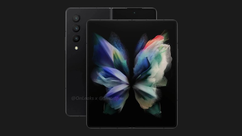 Hình ảnh render Galaxy Z Fold4 để lộ thiết kế, vẫn không có khe cắm bút S Pen