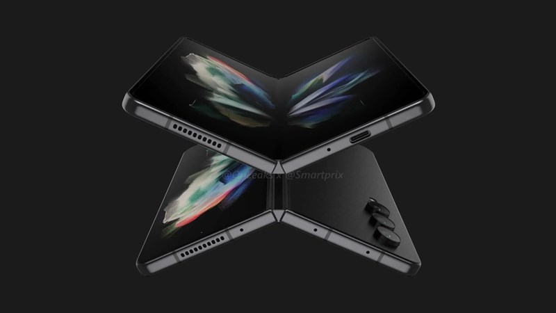 Hình ảnh render Galaxy Z Fold4 để lộ thiết kế, vẫn không có khe cắm bút S Pen