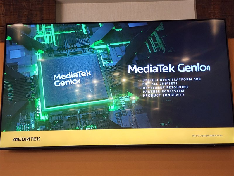 MediaTek giới thiệu AIoT Platform Stack, ra mắt chip Genio 1200 AIoT