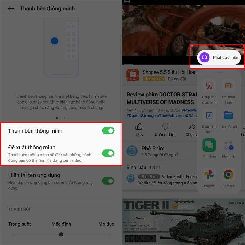 Cách nghe nhạc YouTube khi màn hình tắt trên OPPO Find X5 Pro 5G Cách nghe nhạc YouTube khi màn hình tắt trên OPPO Find X5 Pro 5G