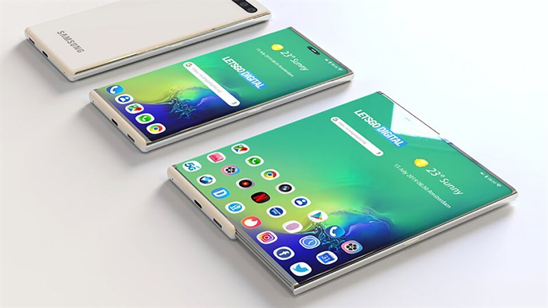 Concept smartphone màn hình trượt Samsung Concept smartphone màn hình trượt Samsung