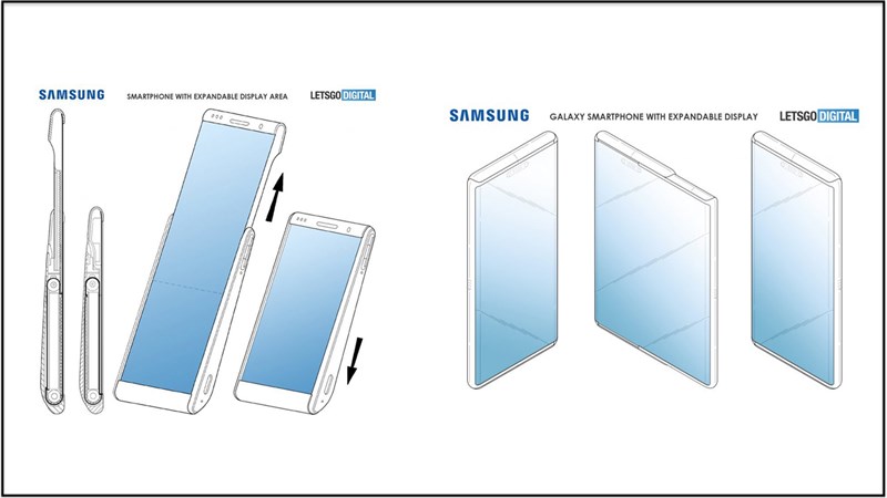 Bản thiết kế smartphone Samsung có màn hình trượt Bản thiết kế smartphone Samsung có màn hình trượt