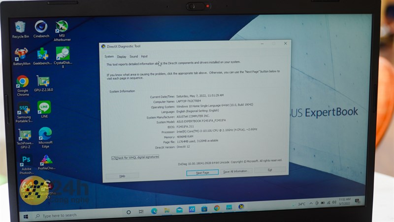 ASUS ExpertBook P2451F được trang bị chip Intel Core i3-10110U là CPU thế hệ thứ 10 thuộc dòng Comet Lake. ASUS ExpertBook P2451F được trang bị chip Intel Core i3-10110U là CPU thế hệ thứ 10 thuộc dòng Comet Lake.
