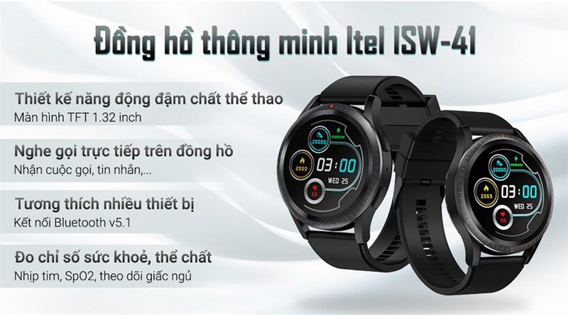 Mở bán hotsale đồng hồ Itel ISW-41: Thiết kế cool ngầu, có quà giá trị Mở bán hotsale đồng hồ Itel ISW-41: Thiết kế cool ngầu, có quà giá trị