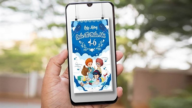 Cách tạo thiệp chúc mừng ngày quốc tế thiếu nhi