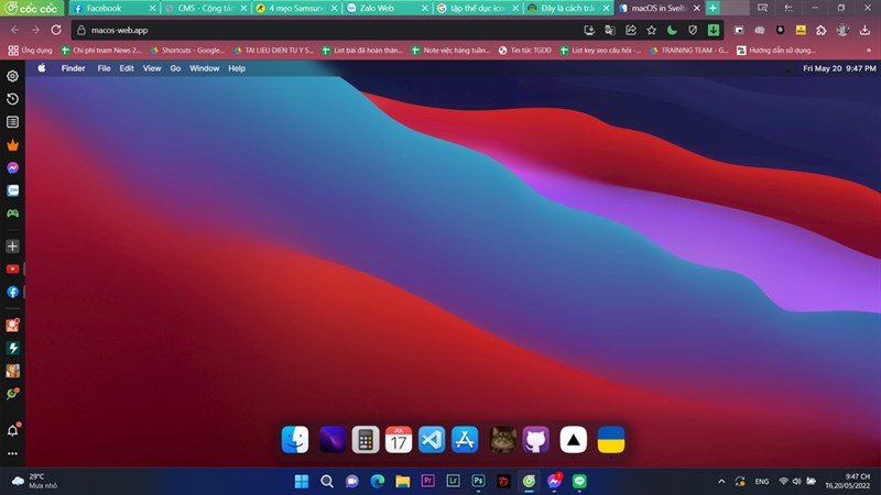 Cách trải nghiệm MacOS trên web