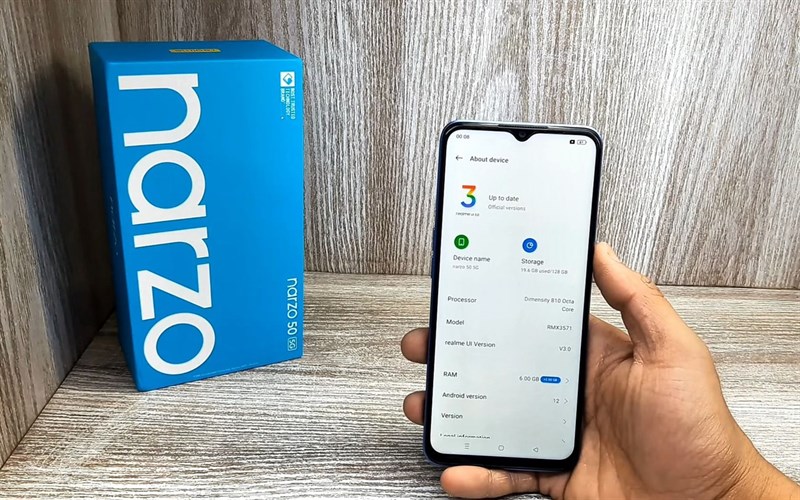 Trên tay Realme Narzo 50 5G: Thiết kế đổi mới cùng hiệu năng ấn tượng